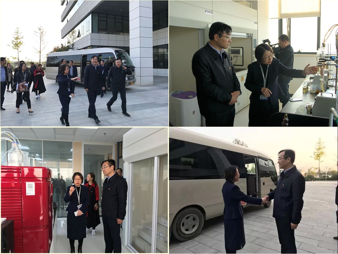 高新区党工委书记钟洪江一行光临优德唯一官网科技调研 高新区党工委书记钟洪江一行光临优德唯一官网科技调研