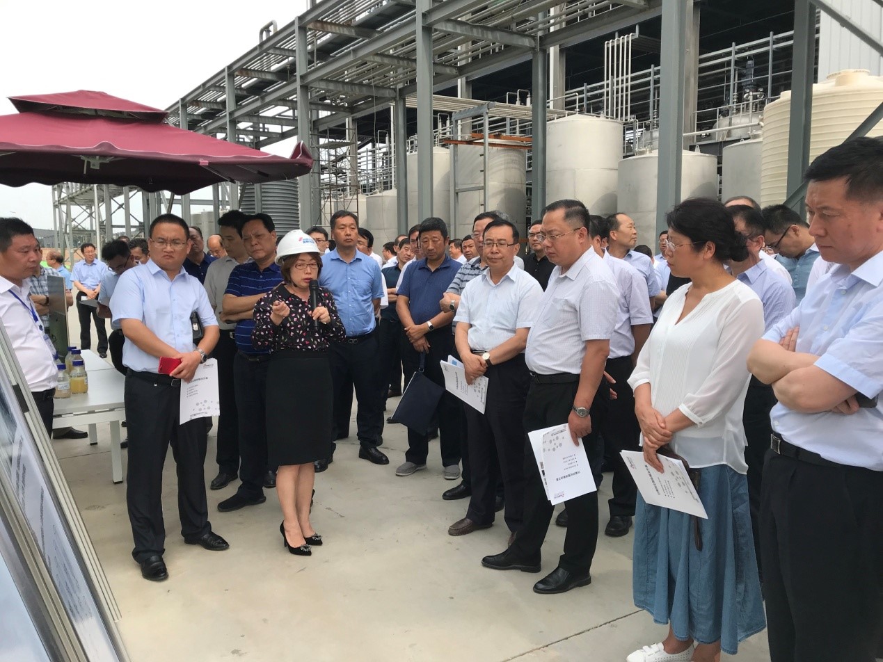 刘国中省长一行观摩蒲城优德唯一官网科技建设项目 刘国中省长一行观摩蒲城优德唯一官网科技建设项目