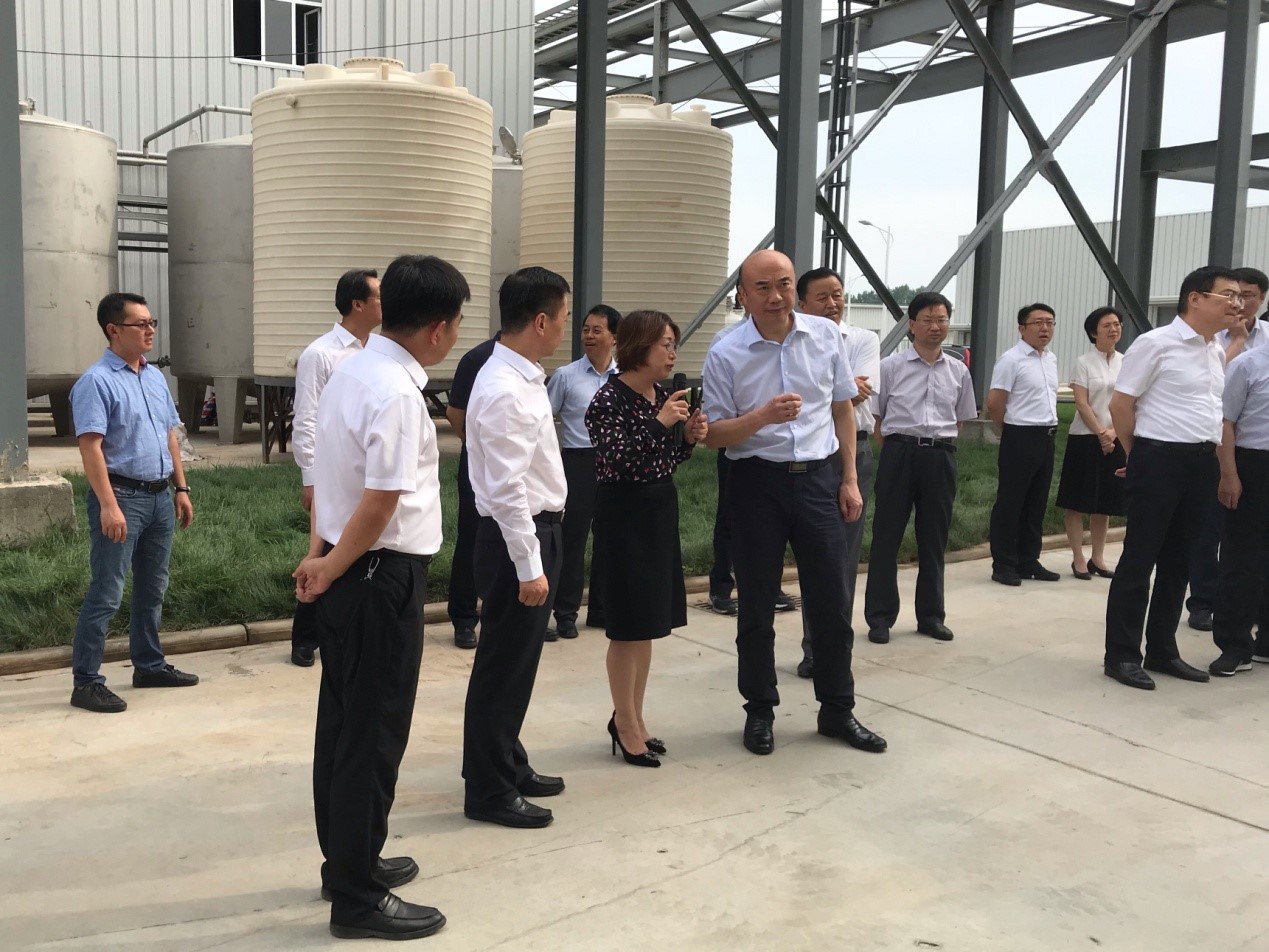 刘国中省长一行观摩蒲城优德唯一官网科技建设项目 刘国中省长一行观摩蒲城优德唯一官网科技建设项目